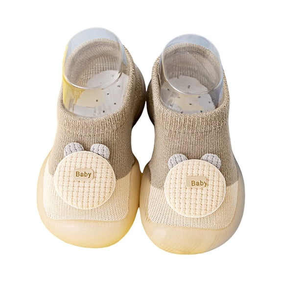 Otqutp Children Winter Shoes Boys Girls Animal Cartoon Socks Shoes Toddler The Floor Socks Shoes Non Slip Prewalker Shoes