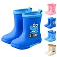 thumbnail image 1 of Otqutp Children's Rain Boots Boys Baby Rain Boots Girls Students Children's Sea Hunting Toddler Outdoor Water Shoes, 1 of 8