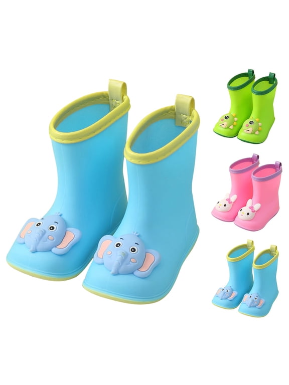 Children's Rain Boots Boys Baby Rain Boots Girls Students Children's Sea Hunting Toddler Outdoor Water Shoes