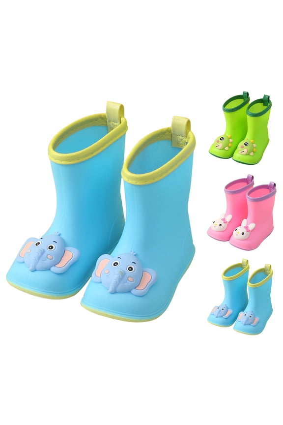 Children's Rain Boots Boys Baby Rain Boots Girls Students Children's Sea Hunting Toddler Outdoor Water Shoes