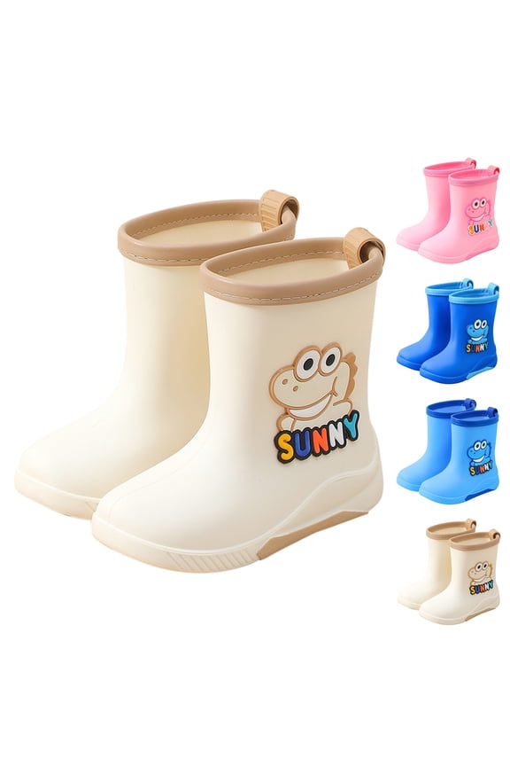 Children's Rain Boots Boys Baby Rain Boots Girls Students Children's Sea Hunting Toddler Outdoor Water Shoes