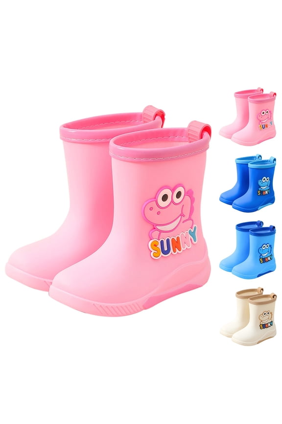 Children's Rain Boots Boys Baby Rain Boots Girls Students Children's Sea Hunting Toddler Outdoor Water Shoes