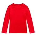 thumbnail image 1 of Otqutp Children's Winter Baselayer Warm Undershirt Autumn and Winter Clothes for Boys and Girls Long Sleeve T Shirt with Underwear Tops 1-14 Years(Red,8-9 Years), 1 of 4