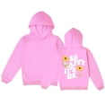 thumbnail image 1 of Otqutp Crewneck Sweatshirt for Baby Boys Girls Fall Letter Flower Print Hoodie Casual Thin Sweatshirt Long Sleeve Letter Print Tops for 1-9 Years(Pink,3-4 Years), 1 of 4