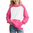 thumbnail image 1 of Otqutp Cute Hoodies for Girls and Boys Kids Oversized Long Sleeve Sweatshirts Casual Comfy Pullover Tops with Pocket, 1 of 7