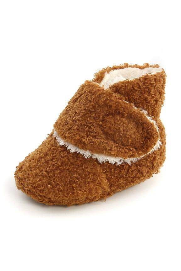 Cute Toddler Girls Dance Shoes Soft Snow Shoes Prewalker Boots Booties Soft Sole First Boys Warming Baby Shoes for 0 to 18 Months