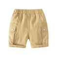 thumbnail image 1 of Otqutp Elastic Waist Short Pants for Toddler Baby Summer Casual Beach Shorts Relaxed Loose Fit Camouflage Sport Short Pants with Pockets, 1 of 4