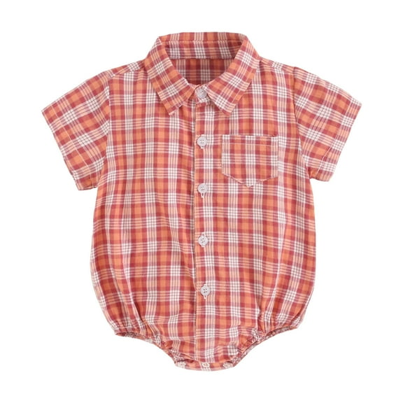 Otqutp Fashion Clothes for Toddler Boys Girls Short Sleeve Print Romper Summer For Children Summer Short Jumpsuit