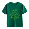 thumbnail image 1 of Otqutp Fashion Crew Neck Blouse for Girls and Boys Casual Short Sleeved T Shirt St. Day Children's Retro Personality 2D Print Loose Short Sleeved Clothes for Spring Summer(AG,2-3 Years), 1 of 1