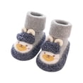 thumbnail image 1 of Otqutp Fashion Toddler Girls Soft Sole Footwear Kids Baby Boys Girls Winter Cute Warm First Walk Casual Shoes for 0 to 18 Months, 1 of 6