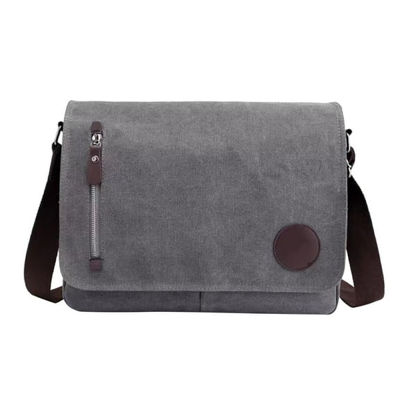 Otqutp Fashion Tote Bag Shoulder Bags for Men Women for Travel Work Travel for Casual Traveling Hiking Canvas Messenger Bag Laptop Bag (Grey,One Size)