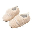 thumbnail image 1 of Otqutp Flatform Shoes for Kids Toddler Baby Girls Cute Solid Ｃolor Ｗarm Slippers Toddler Winter Boots with Non Slip Bottom Shoes 7-8 Years, 1 of 9
