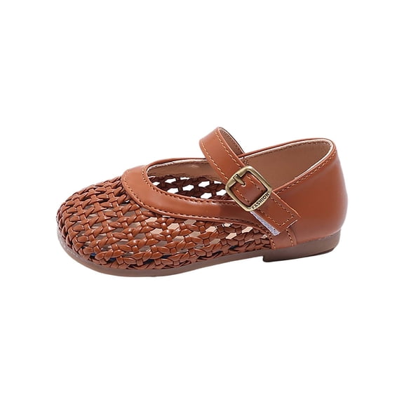 Otqutp Girl Wedge New Spring Summer and Autumn New Shoes Fashionable Children's Shoes Indoor and Outdoor Women's Shoes Transparent Mesh Hollow Shoes