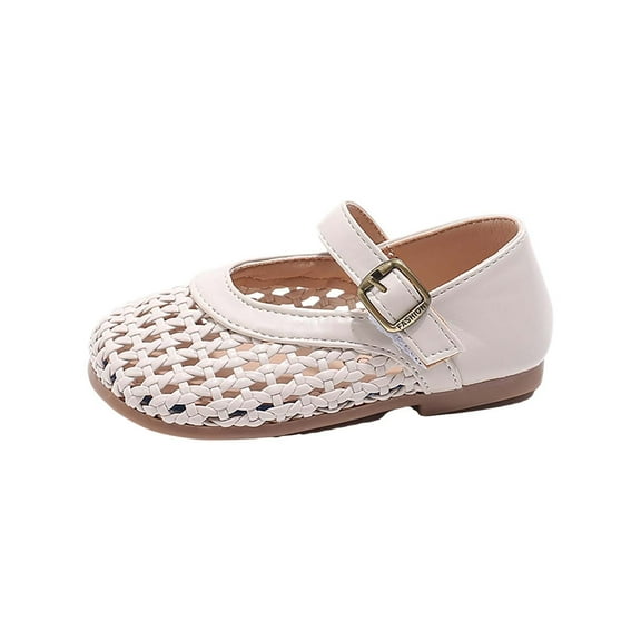 Otqutp Girl Wedge New Spring Summer and Autumn New Shoes Fashionable Children's Shoes Indoor and Outdoor Women's Shoes Transparent Mesh Hollow Shoes