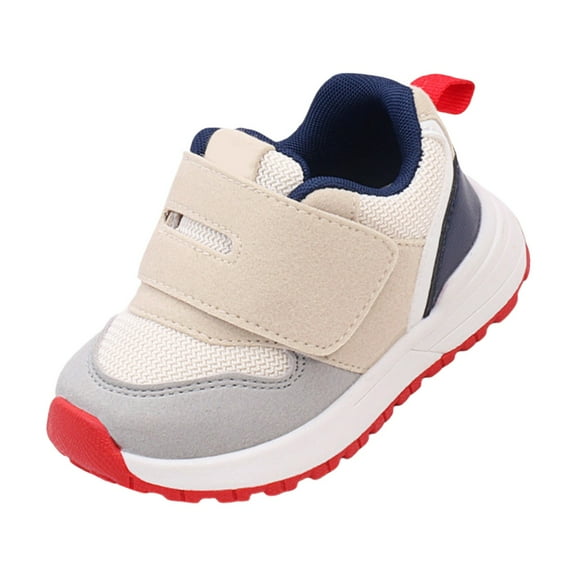 Otqutp Girls and Boys Children's Casual Shoes Mesh Soft Sole Breathable Sports Short Boots Indoor Outdoor Walking Running Sneakers Breathable Lightweight Sneakers(Navy,12-18 Months)