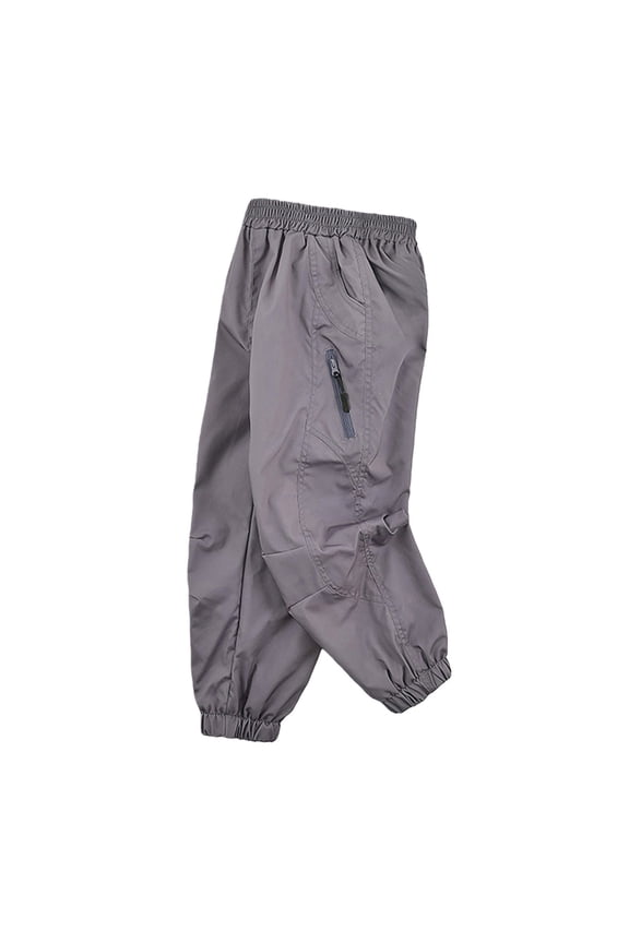 Girls Boys Fleece Lined Snow Pants Kids Winter Waterproof Ski Sweatpants Windproof Elastic Hiking Joggers Snowpants