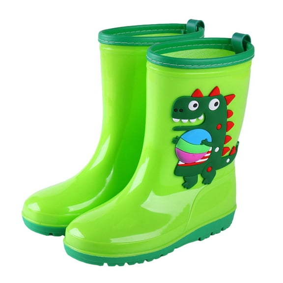 Otqutp Girls Boys Rain Boots Children Anti Slip Durable Waterproof Shoes Reusable Foldable Toddler Outdoor Rain Shoes