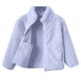 thumbnail image 1 of Otqutp Girls Fleece Jackets Kids Fuzzy Zip Up Hoodie Fall Winter Outerwear with Pockets Coral Plush Lightweight Sweatshirts, 1 of 7