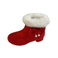 thumbnail image 1 of Otqutp Girls Low Heel Faux Fu𝗿 Lined Snow Booties Anti Slip Cozy Warm Furry Ankle Boots Kids Winter Outdoor Dress Shoes, 1 of 8