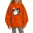 thumbnail image 1 of Otqutp Girls' Oversized Pullover Long Sleeve Halloween Printed Sweatshirt Preppy Fashion Graphic Hoodies Teen Girls Clothes, 1 of 4