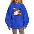 thumbnail image 1 of Otqutp Girls' Oversized Pullover Long Sleeve Halloween Printed Sweatshirt Preppy Fashion Graphic Hoodies Teen Girls Clothes, 1 of 4