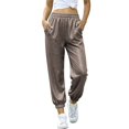 thumbnail image 1 of Otqutp Girls Sequin Sweatpants Wide Leg Sparkly Baggy Elastic Waist Performance Joggers Pants Spring Fall Track Pants, 1 of 4