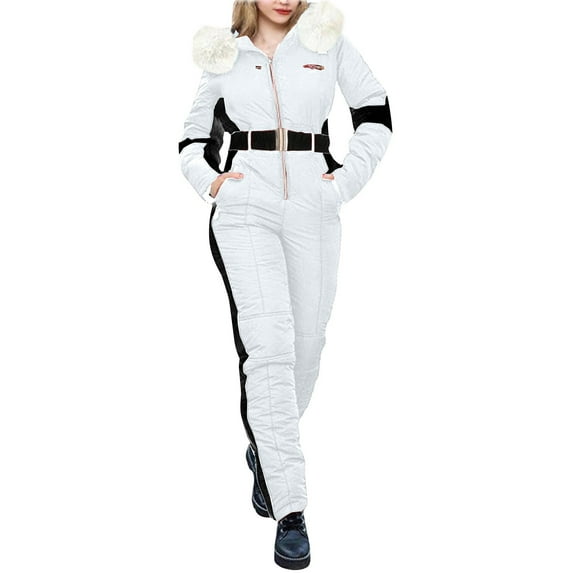 Otqutp Girls Snowsuit One Piece, Waterproof Snow Suit for Kids, Teens Ski Jacket Jumpsuits Overalls for Skiing Snowboarding