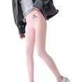 thumbnail image 1 of Otqutp Girls Thermal Leggings Stretchy Slim Ankle Fleece Warm Tights Pants Teen Kids Winter Seamless Opaque Pantyhose, 1 of 7