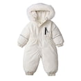 thumbnail image 1 of Otqutp Girls 𝗢nesie Ski Jumpsuit One Piece Windproof Winter Snowsuit Outdoor Snowboarding Ski Suits Thick Warm Outerwear, 1 of 8
