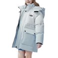 thumbnail image 1 of Otqutp Gradient Long Puffer Jackets for Girls, Kids Thick Warm Hooded Down Coat Winter Insulated Windproof Padded Outerwear, 1 of 7