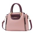 thumbnail image 1 of Otqutp Handbag Ladies Purses Women Bag Versatile PU Leather Crossbody Bag Single Shoulder Bag Leather Shoulder Bag One Shoulder Crossbody Bag(Pink,One Size), 1 of 1