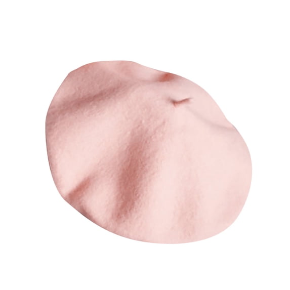 Otqutp Headwear Accessories for Children Girls Stretch Beret Hat Retro Wool Color Head Wrap Hat 2 to 7Years Spring Summer Cap