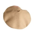 thumbnail image 1 of Otqutp Headwear Accessories for Children Girls Stretch Beret Hat Retro Wool Color Head Wrap Hat 2 to 7Years Spring Summer Cap, 1 of 3