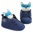 thumbnail image 1 of Otqutp Home Boots for Baby Autumn Winter Boots Toddler Girls Shoes Warm Cotton Boots Non Slip Breathable Fashion Boots Breathable Fashion Boots (Blue,0-3 Months), 1 of 4