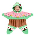 thumbnail image 1 of Otqutp Infant Xmas Starfish Flannel Crawling Suit Full Zip Hooded Newborn Romper Plush Long Sleeve Bodysuit Warm Winter Outfit, 1 of 3