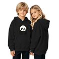 thumbnail image 1 of Otqutp Kids Boys Girls Pullover Hoodie Cute Panda Graphic Long Sleeve Sweatshirt Fashion Loose Tops with Kangaroo Pocket, 1 of 7