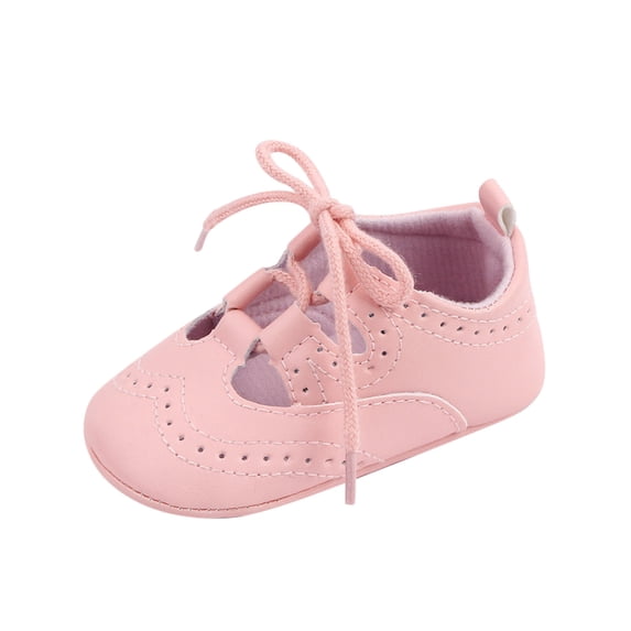 Otqutp Kids Casual Shoes Spring Summer Children Baby Toddler Shoes Boys Girls Casual Shoes Flat Bottom Light Hollow Breathable Comfortable Solid Color Lace Up