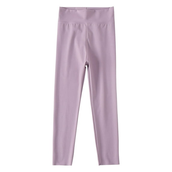 Otqutp Kids Casual Trousers Girls Compression Pants Kids Leggings Yoga Dance Sport Workout Running for Youth 2-11 Years