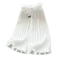 thumbnail image 1 of Otqutp Kids Casual Trousers Toddler Girls Spring Autumn Kid Baby Girls Solid Ruffle Casual Long Pants Trousers for 3 to 12 Years, 1 of 5