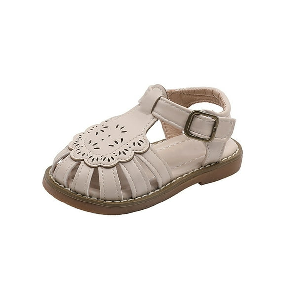 Otqutp Kids Causal Sandals Children Sandals Soft Flat Shoes Fashion Comfortable Bow Soft Bottom Lightweight Baby Princess Sandals