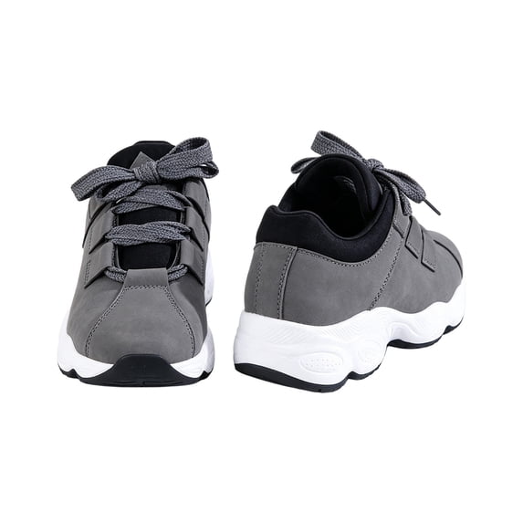 Otqutp Kids Chunky Platform Sneakers Breathable Casual Walking Shoes Fashion Non-Slip Sneakers Lightweight Lace-up Running Shoes for Girls
