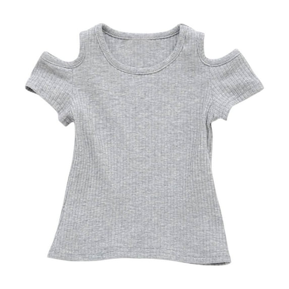 Otqutp Kids Clothes Girls and Toddlers' Short Sleeve Graphic T Shirts,Summer Crewneck Kids Tee Tops Girl Casual Crew Neck Tops