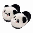 thumbnail image 1 of Otqutp Kids Cute Panda Plush House Slippers Toddlers Fuzzy Warm Indoor Slippers Winter Cartoon Non-slip Slide Slippers for Boys Girls, 1 of 7