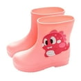 thumbnail image 1 of Otqutp Kids Dinosaur Rain Boots for Boys Girls Mud Boots Waterproof Toddler Lightweight Rain Boots with Soft Bottom, 1 of 3