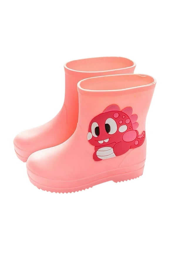 Kids Dinosaur Rain Boots for Boys Girls Mud Boots Waterproof Toddler Lightweight Rain Boots with Soft Bottom
