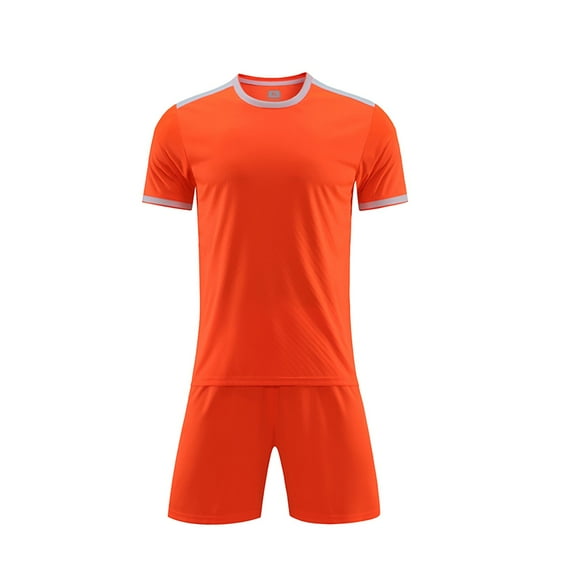 Otqutp Kids Fashion Clothes Set Soccer Game Children's Soccer Short Sleeved Boys and Girls Soccer Practice Sports Party School Birthday
