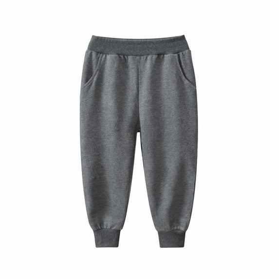 Otqutp Kids Fashion Joggers Unisex Solid Color Sweatpants Boys Girls Casual Pants Stretch Leggings Toddler Casual Pants Stretch Leggings Toddler Casual Pants