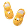 thumbnail image 1 of Otqutp Kids Flat Sole Shoes 0-3Years Baby Boys Girls Baby Summer Sneakers Cute Cat Cat Print Soft Bottom Walking Flat Sandals Soft Sole Shoes, 1 of 9