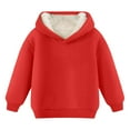 thumbnail image 1 of Otqutp Children Boys Girls Autumn Winter Solid Pullover Tops Casual Long Sleeve Hoodie Sweatshirt Fall Clothes Sweatshirts for 4-15 Years(Red,14-15 Years), 1 of 4
