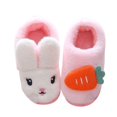 thumbnail image 1 of Otqutp Kids Girls Cute Bunny Slippers Fuzzy House Slides Winter Warm Non Slip Bedroom Shoes Indoor Furry Soft Cozy Slippers, 1 of 9